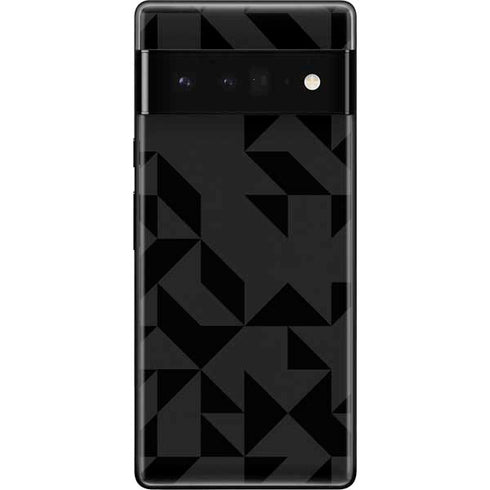 Black Geometric Google Pixel 6 Pro Skin
